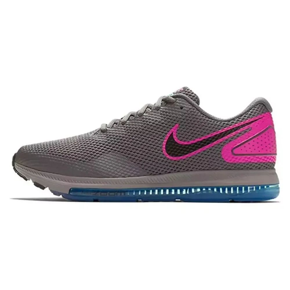NIKE ZOOM ALL OUT LOW 2 MEN SIZE 11.5 GUNSMOKE PINK BLAST NEW COMORT RUN NIB!
